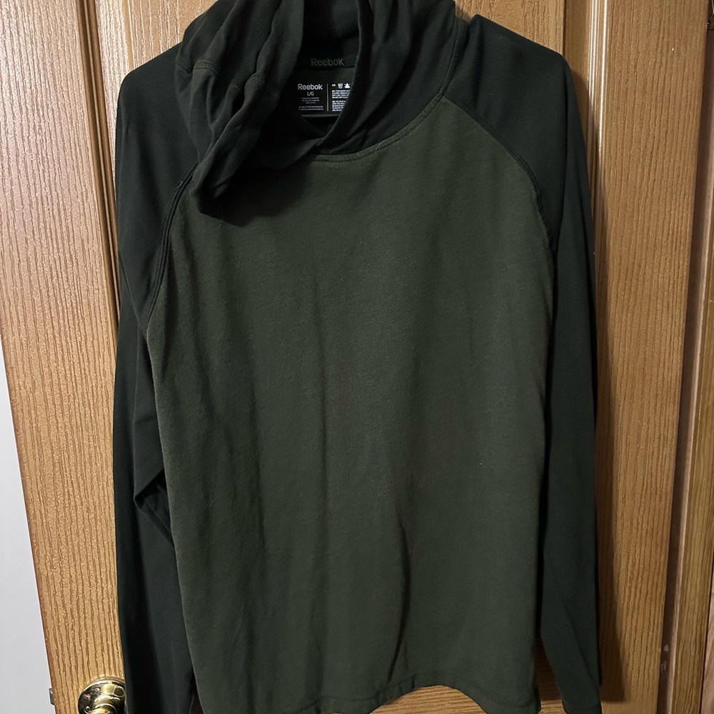 Reebok Dark Green Pullover Hoodie